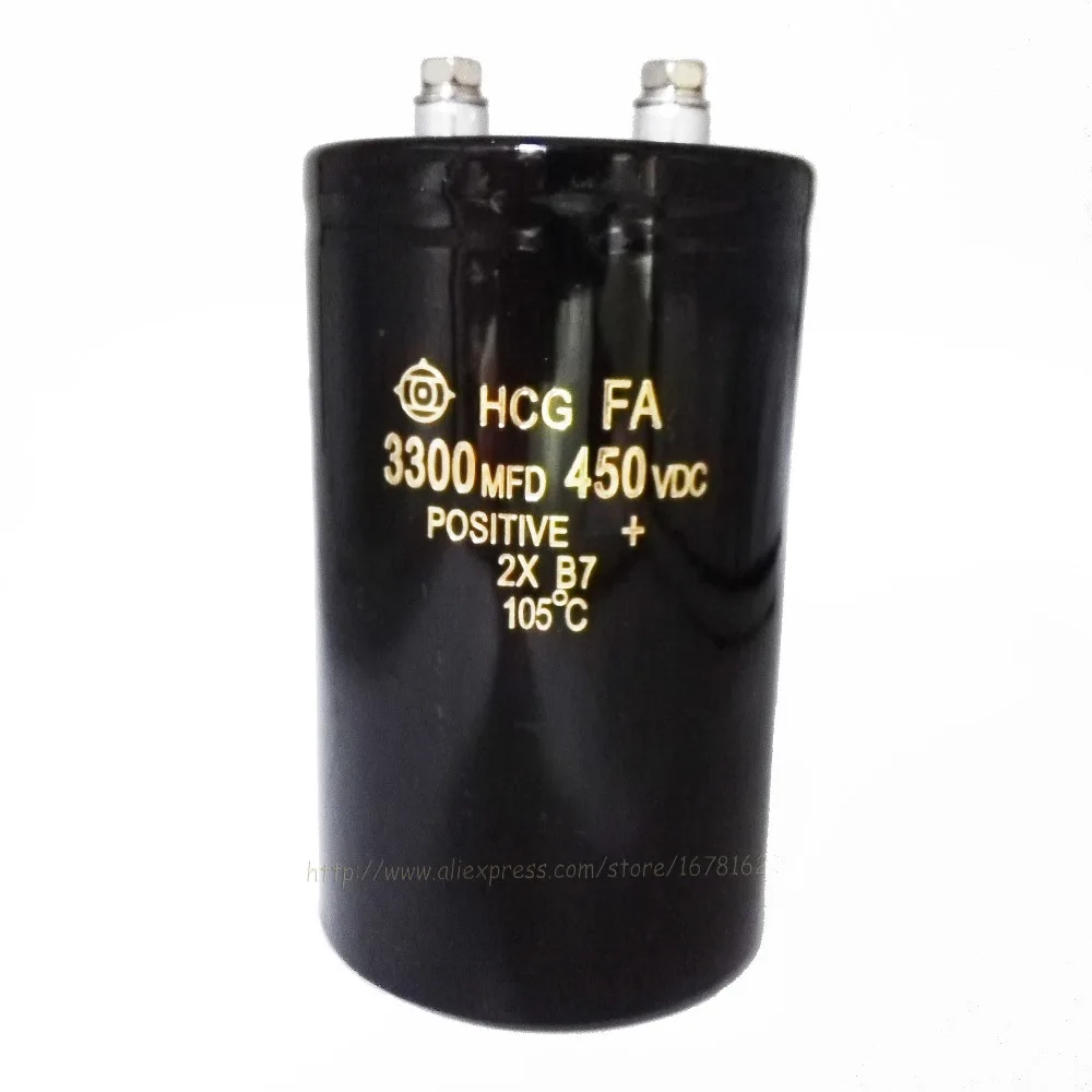 

450V 3300uF 450V 65x105mm 150 degree 450VDC 3300MFD 450VDC Aluminum electrolytic capacitor