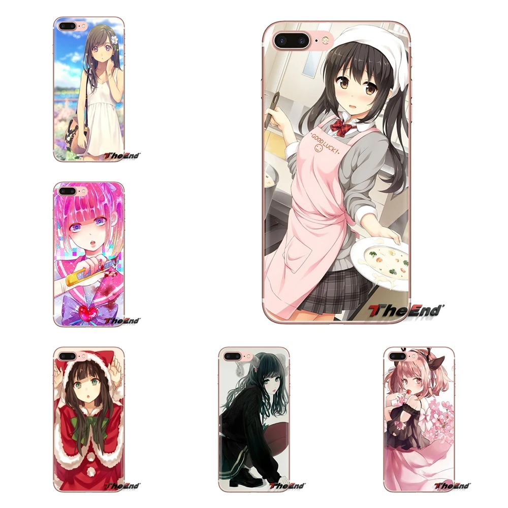 Transparent Soft Shell Covers For Samsung Galaxy J1 J2 J3 J4 J5 J6 J7 J8 Plus 2018 Prime 2015 2016 2017 Kawaii Anime Girl 3 |