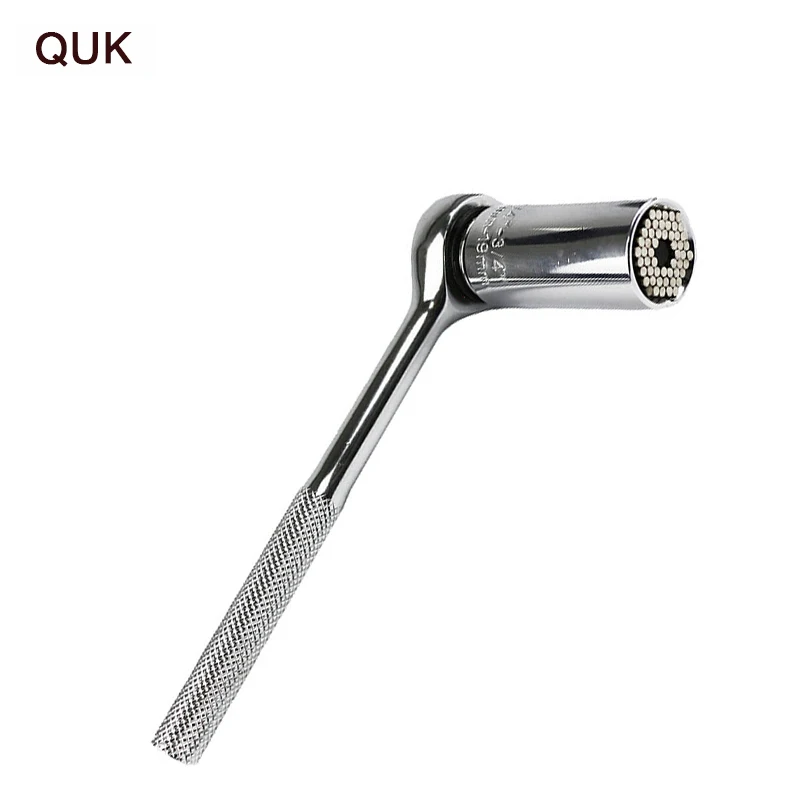 

QUK Wrench torque Kit 3 Piece Multifunction Ratchet Universal Socket Power Drill Adapter tool kit for Repair car Hand Tools Set