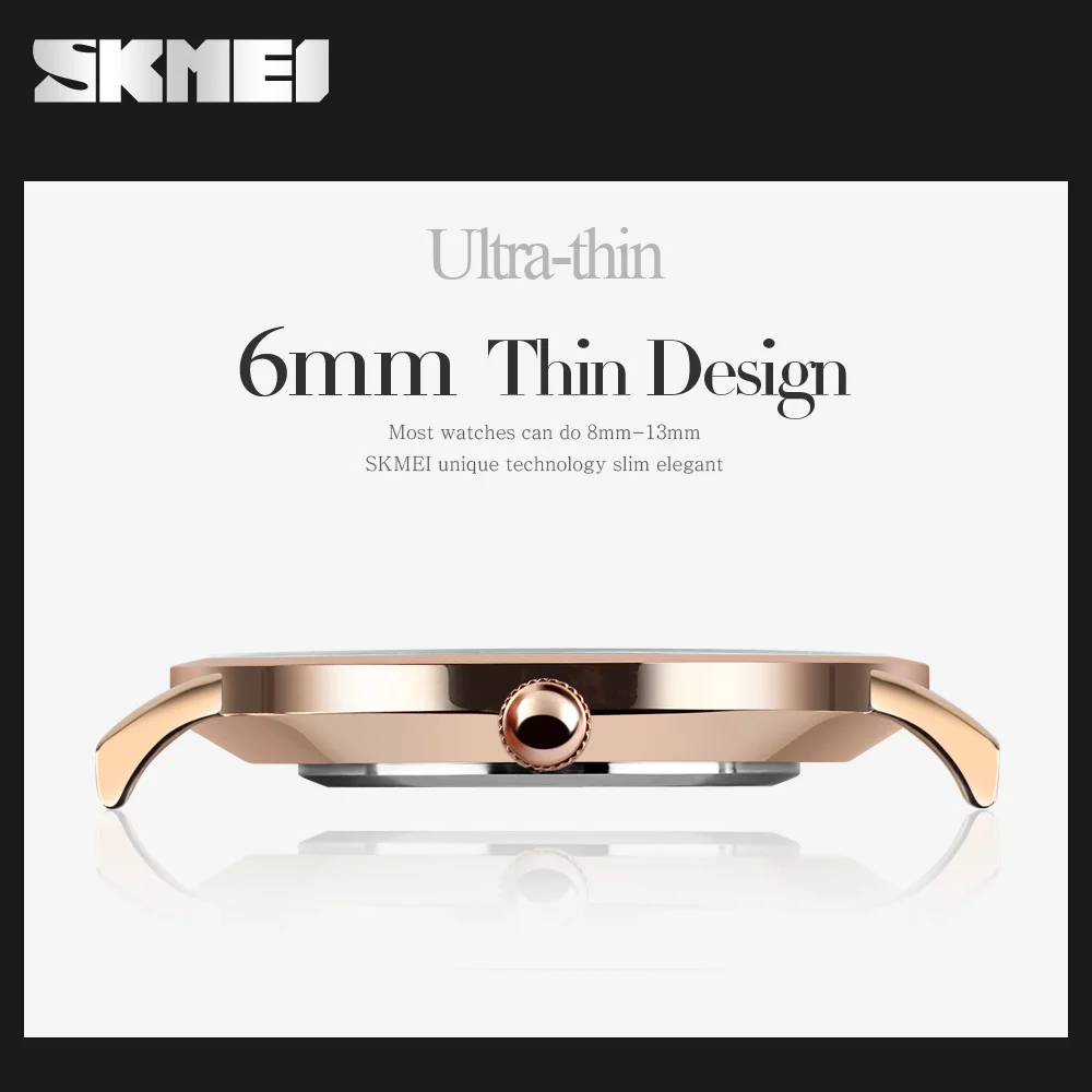 2018 New SKMEI Top Luxury Brand Men And Woman Luxury Quartz Watches Fashion Casual Ultrathin Wristwatches Relogio Masculino