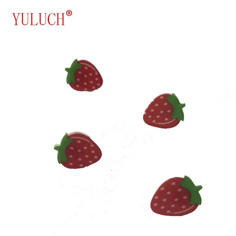 

YULUCH Fresh Fruit Strawberry Stud Earrings for Sweet Women Pop Jewelry Accessories Cute Fashion Gifts