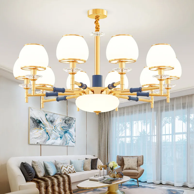 

Modern LED chandelier living room suspended lamps American luminaires bedroom lighting home fixtures dining room hanging lights
