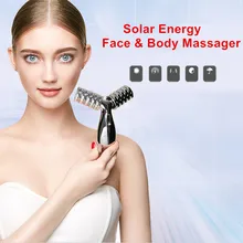 Solar Energy 3D Body Massager Micro Current Thin Face Massager Roller slimming instrument shaping tight skin beauty instrument Solar Energy 3D Body Massager Micro Current Thin Face Massager Roller slimming instrument shaping tight skin beauty instrument