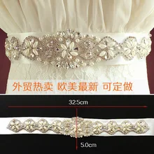 Novia несколько цветов свадебный пояс со стразами кристалл, бриллиант Свадебный ремень Недорогие свадебные аксессуары Ceinture Mariage