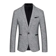 Новое поступление для мужчин осень Весна формальные businese костюм модный дизайн Досуг blazzer