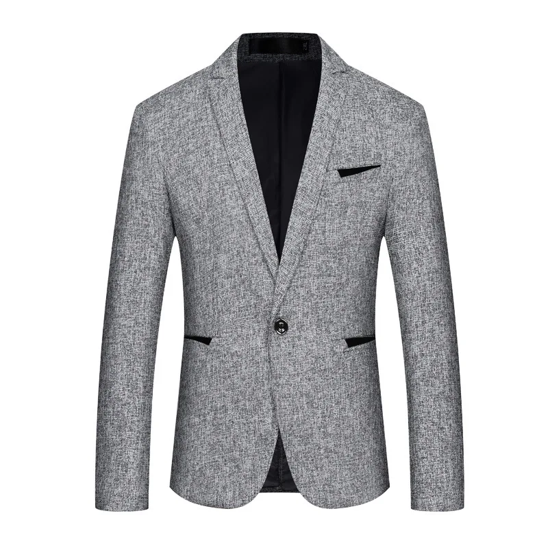 

2019 new arrive men autumn spring formal businese men suit fashion design leisure blazzer
