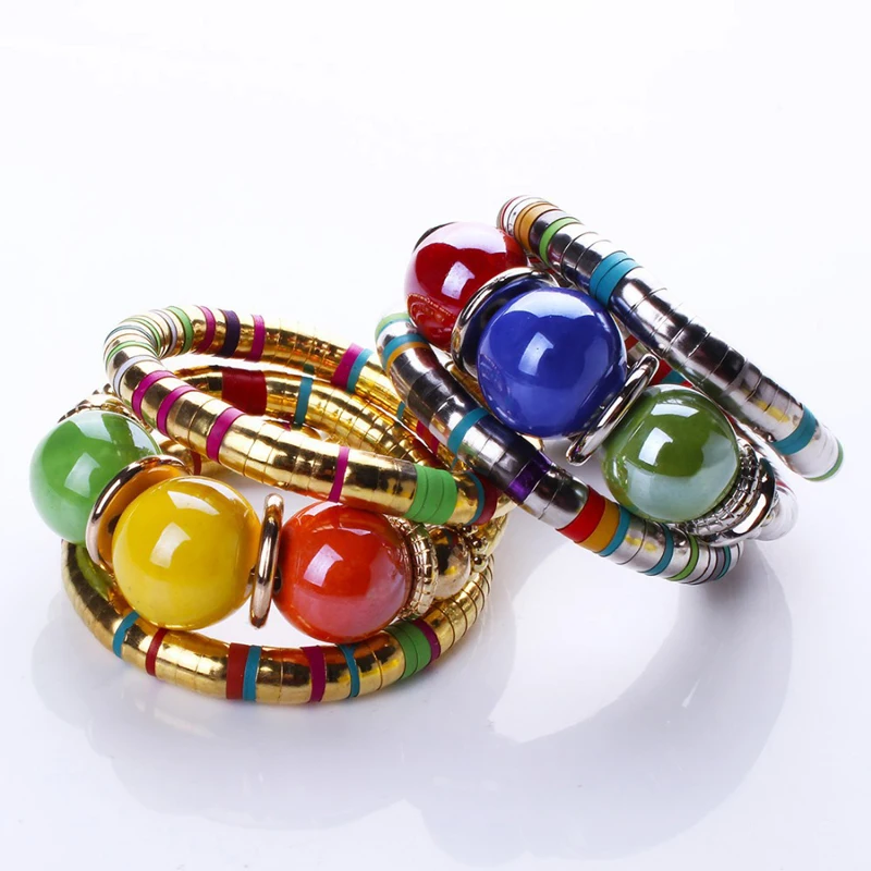 

Fashion Bracelets Bangles For Women Resin Alloy Tibetan Bracelets & Bangles Adjust Bangles Accessories Anti-fatigue Gifts