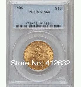 

1906 $10 Liberty Head Gold Eagle