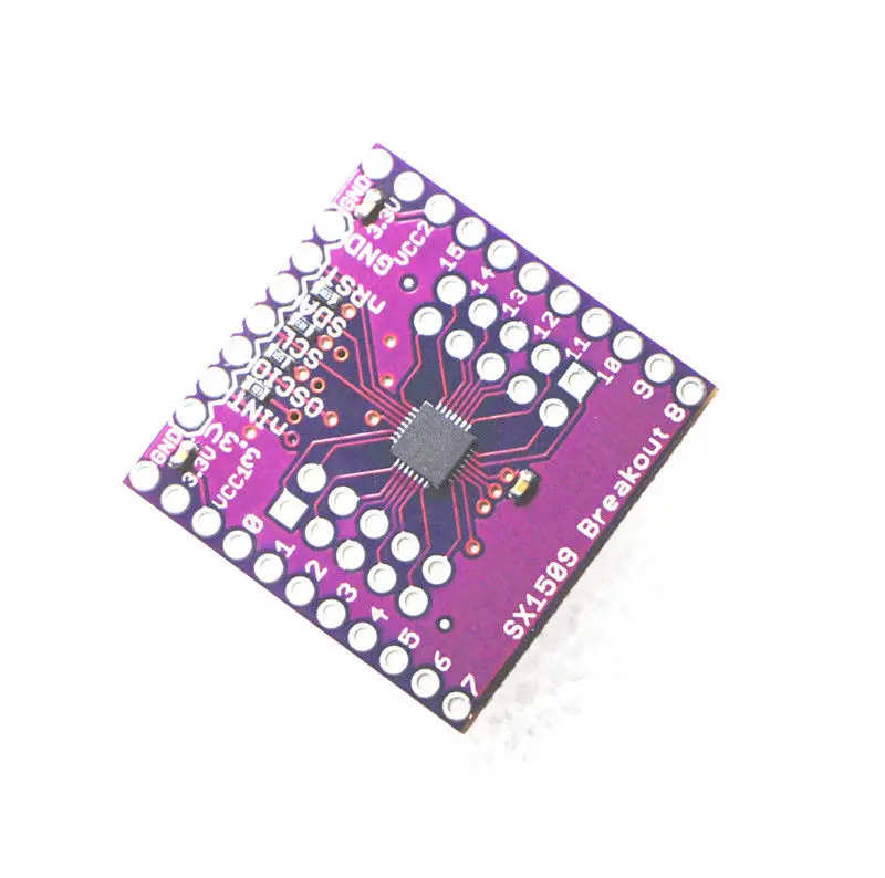 SX1509 16 channel I/O output module and keyboard GPIO voltage level LED