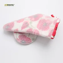 1 ШТ. Большой Плюс Бытовые Силиконовые Хлопок Flower Pattern Термостойкие Духовка Mitt Перчатки LB 328