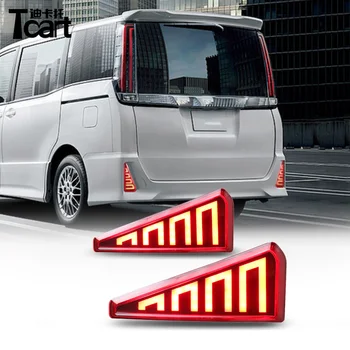 

Tcart 2PCS Car LED Rear Fog Lamp Brake Light Rear Bumper Lamps For Toyota NOAH VOXY 80 Series waterproof led auto bulbs