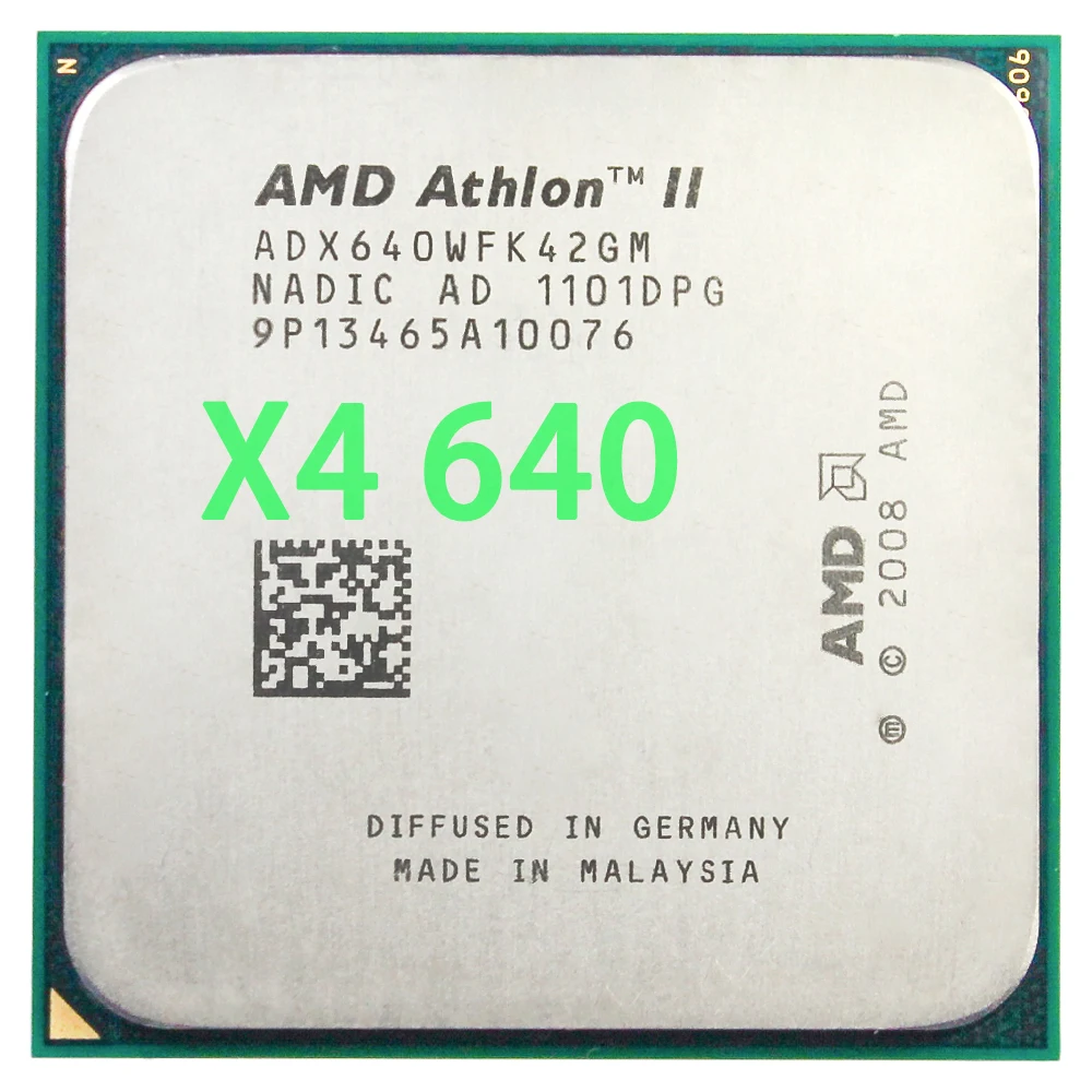 Четырехъядерный процессор AMD Athlon II X4 640 (3 0 ГГц/2 Мб/разъем AM3)|Процессоры| |