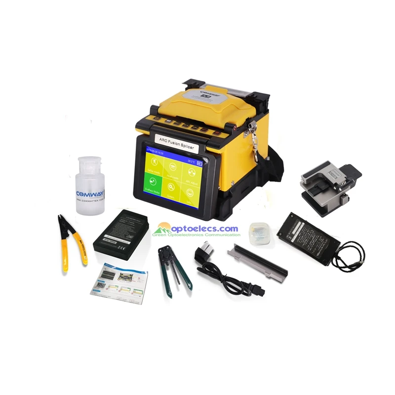 Бесплатная доставка DHL Comway A3 Smart ARC fusion splicer сенсорный экран FTTH FTTX сварочный