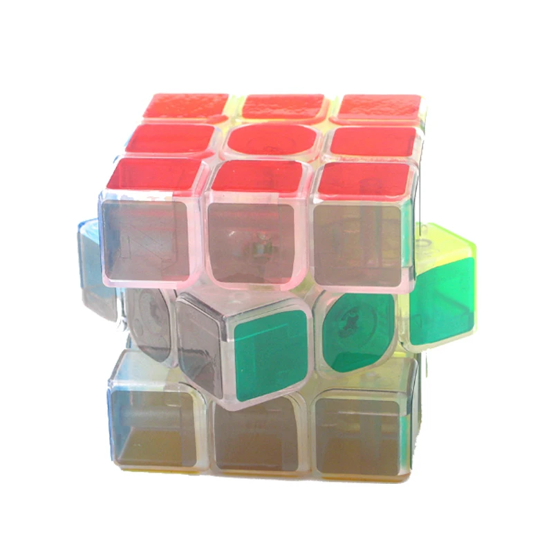 Прозрачный 3x3x3 Мэджико Cubo образовательные обучающие игрушки для детей Скорость Мэджико Cubo игрушка 3x3x3 прозрачный Magic Cube игрушки