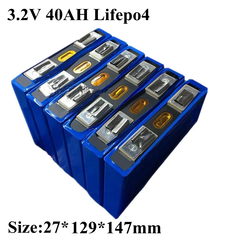 

4ps Lifepo4 40ah Battery 3.2v 40ah Lifepo4 Battery 12v 40ah Battery Pack Diy 4s Motor Ebike Miner Safety Lamp E Tricycle