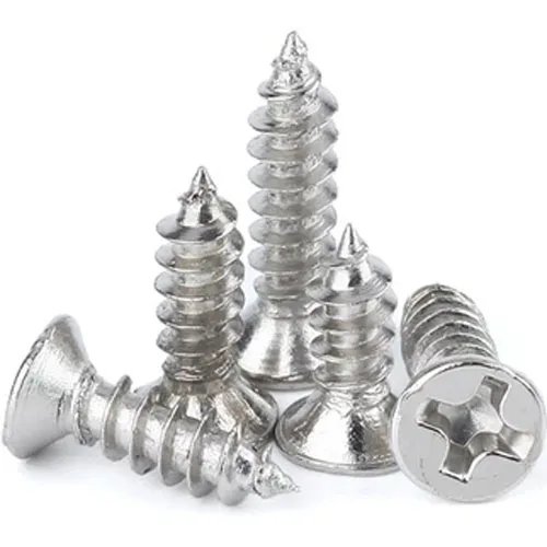 50pcs M1.9 Phillips flat head tapping screw Nickel plating Countersunk heads cross socket self-attack bolt 4mm-12mm Length | Обустройство