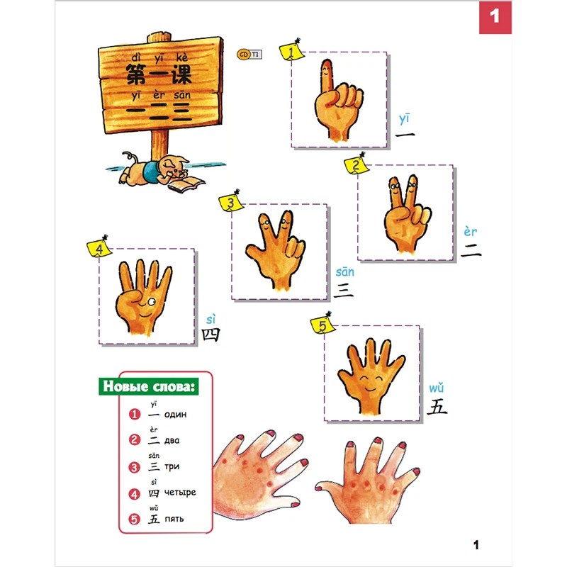 Китайский Сделано Легко для детей 1-й изд русско-упрощенный китайский вариант учебник 1 по ямину мА китайские учебные книги для детей