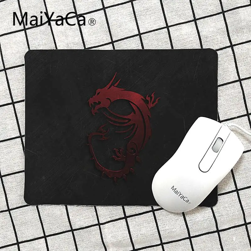 MaiYaCa Печатный персональный крутой модный MSI высокоскоростной коврик для мыши Размер для 18x22 см 25x29 см маленький коврик для мыши - Цвет: No Lock Edge18x22cm