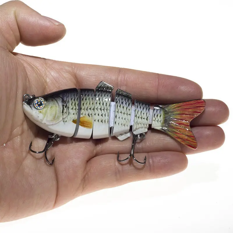 6 x Caoutchouc Leurres doux 8 cm Pêche Appât Tackle