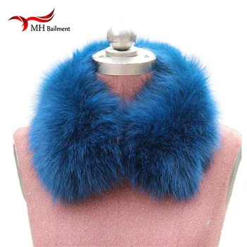 

Real Fox Fur Collar Women 100% Natural Fox Fur Scarf Winter Warm Fur Collar short Scarves L#29