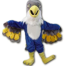 Лучшие продажи синий ростовой костюм сокола мультфильм персонаж Орел Птица маскотт костюм маскота костюм кунг-фу панды костюм готовый костюм SW1139