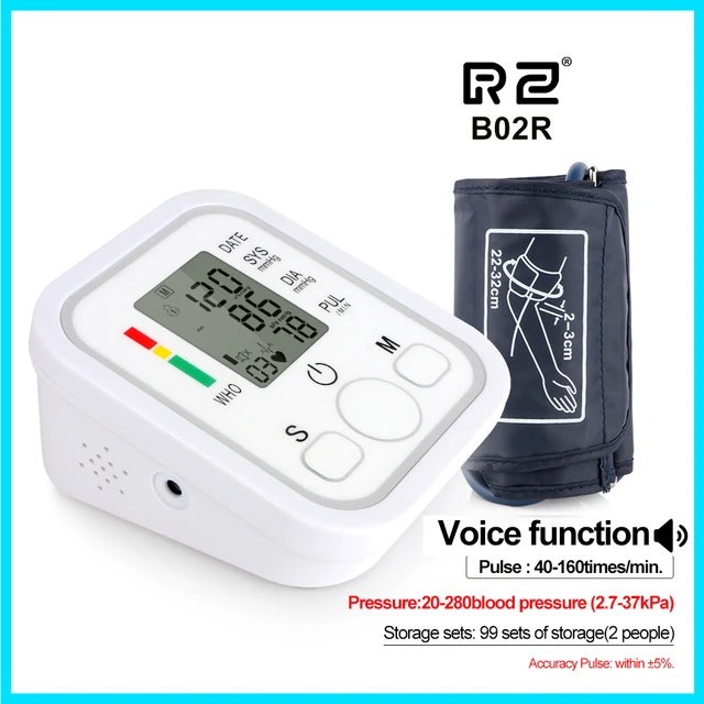 Jumper Home use Health Care Digital Upper Fully Automatic Electronics Arm Style Blood Pressure Monitor Pulse Rate B02R