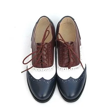 Винтажная обувь на плоской подошве из натуральной кожи г. Женская обувь ручной работы, фирменный дизайн, большие размеры, новинка г., женские оксфорды, 11 цветов