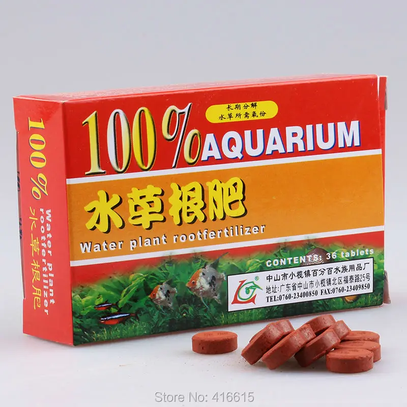 High Quality Slow Release Aquarium Plants Fertilizer 36 Tablets Aquatic Root Fertilizer For