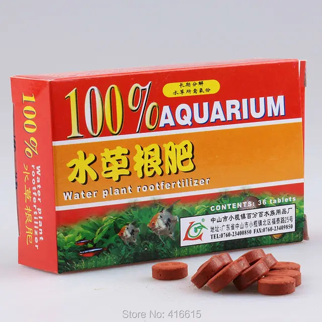 High Quality Slow Release Aquarium Plants Fertilizer 36 Tablets Aquatic