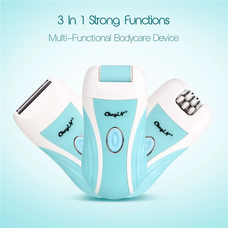 100-240V 3 In 1 Lady Shaver Epilator Electric Shaving Hair Removal Women USB Rechargeable Trimmer Bikini Body depilator Women 40
