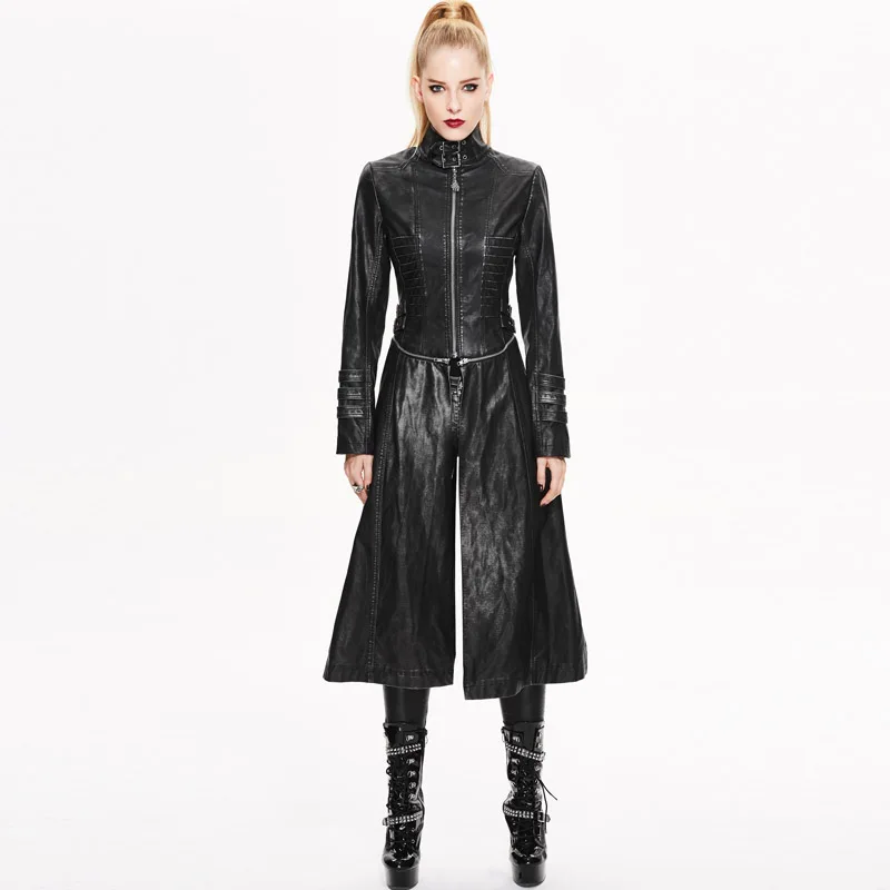 ACHIEWELL Plus Size 5XL Winter Women Pu Leather Jacket