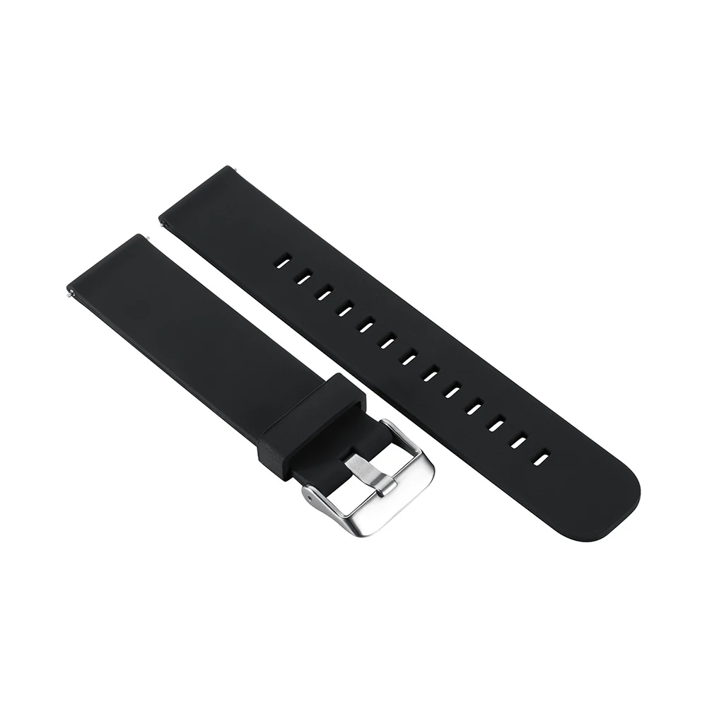 20 мм силиконовый ремешок для часов Huami Amazfit Bip/Misfit Vapor/LG Watch Sport Quick Release браслет с