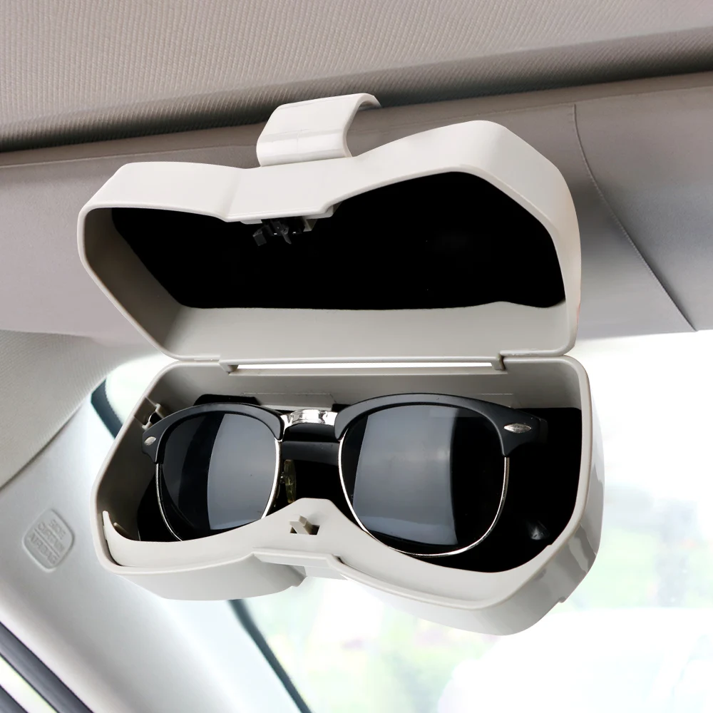 

Car Glasses Case Storage Box Pass Card Storage Car-styling Universal Stowing Tidying Organizer Box