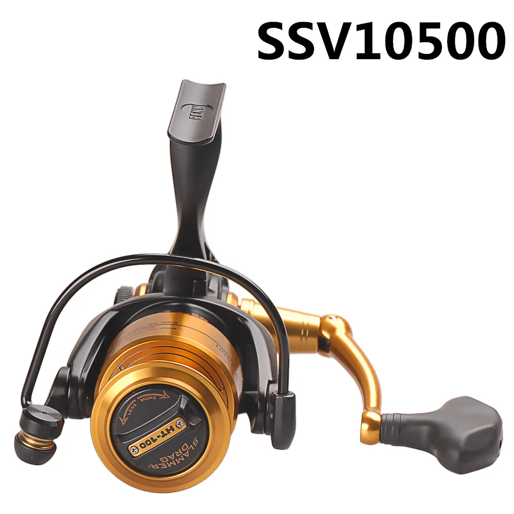 Penn Spinfisher V 3500-10500 водонепроницаемые спиннинг колесо 5+ 1 подшипники большой морской катер Шестерни Slammer Drag Ssv Рыболовная катушка - Цвет: 10500