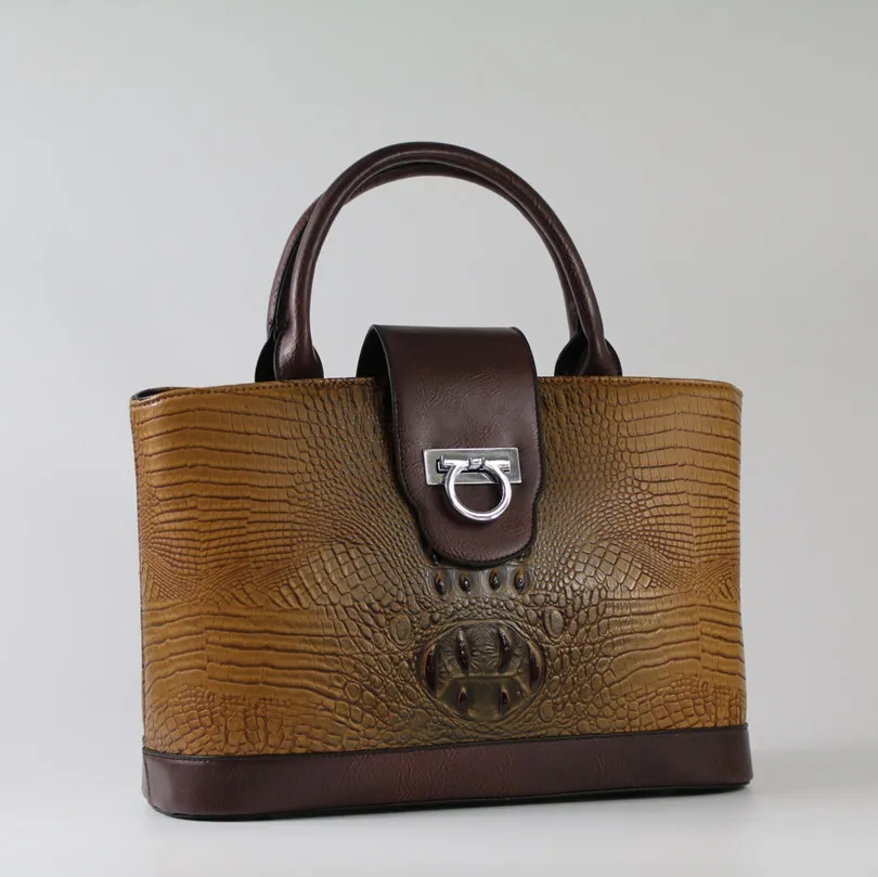 Модные женские сумки из крокодиловой кожи дизайнерские через плечо ~ 17B11|designer tote