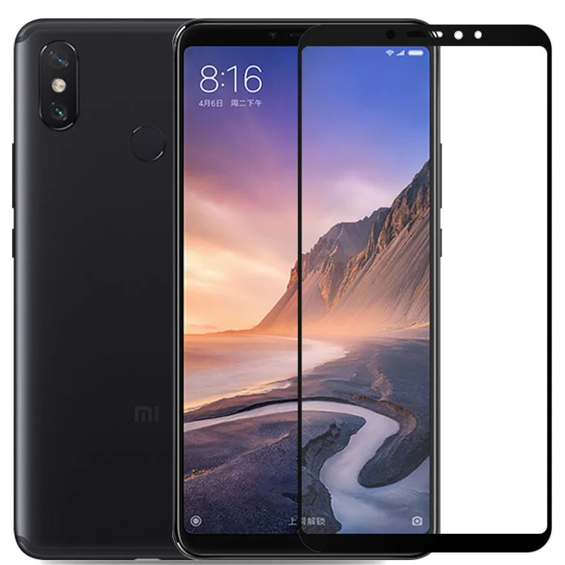 3D закаленное стекло для Xiaomi MI Max 3 Pro Полное покрытие 9H защитная пленка Защита