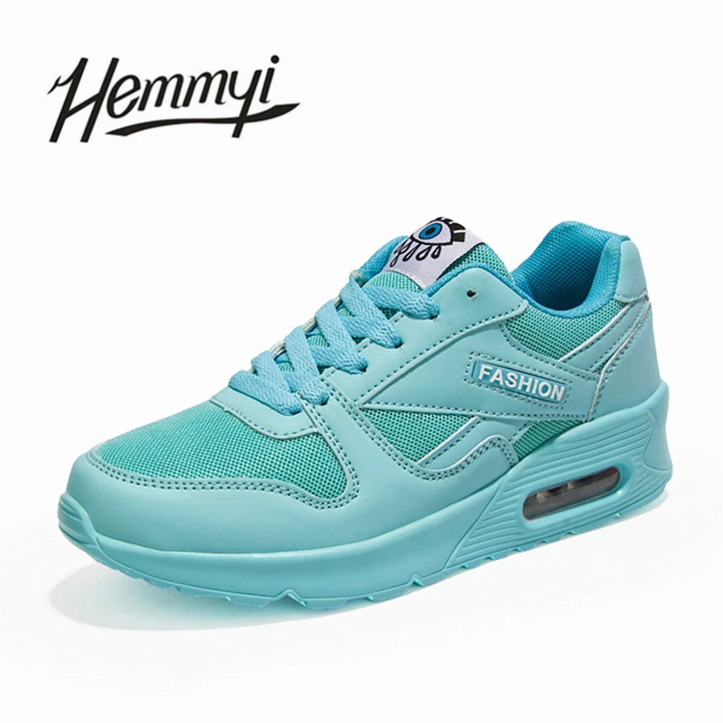 

Hemmyi 2018 new women shoes summer breathable mesh fashion platform sneakers casual shoes tenis feminino basket femme black red