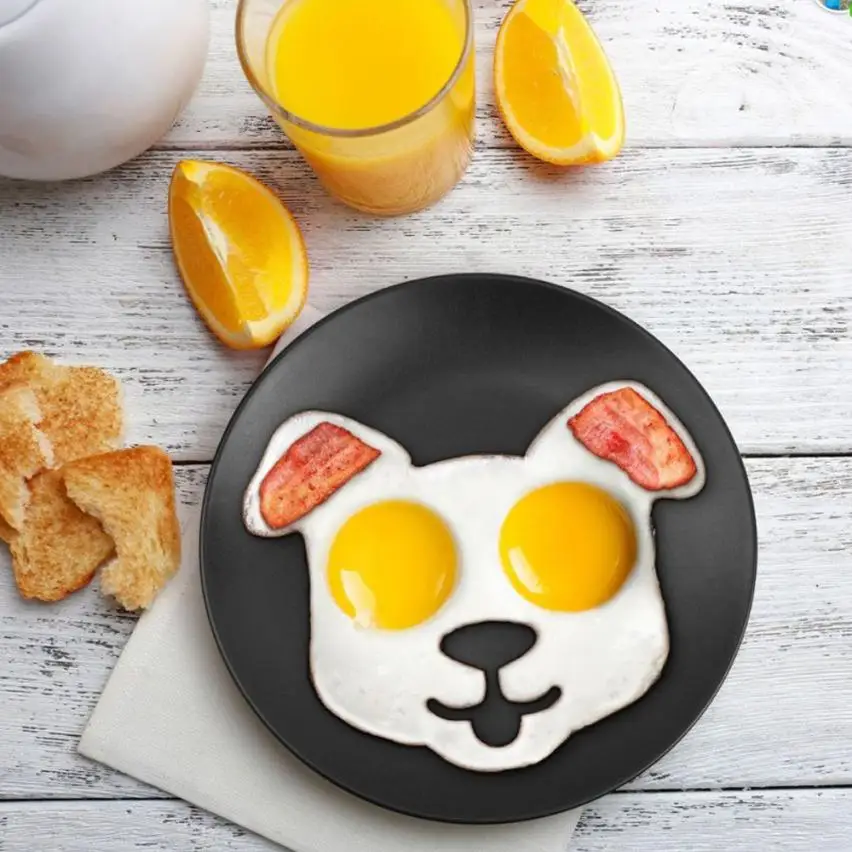 

2018 New Arrival silicone Useful Fried Egg Breakfast Dog Shaper Pancake Ring Mould With High Quality Hot Sale For Kicthen Hot