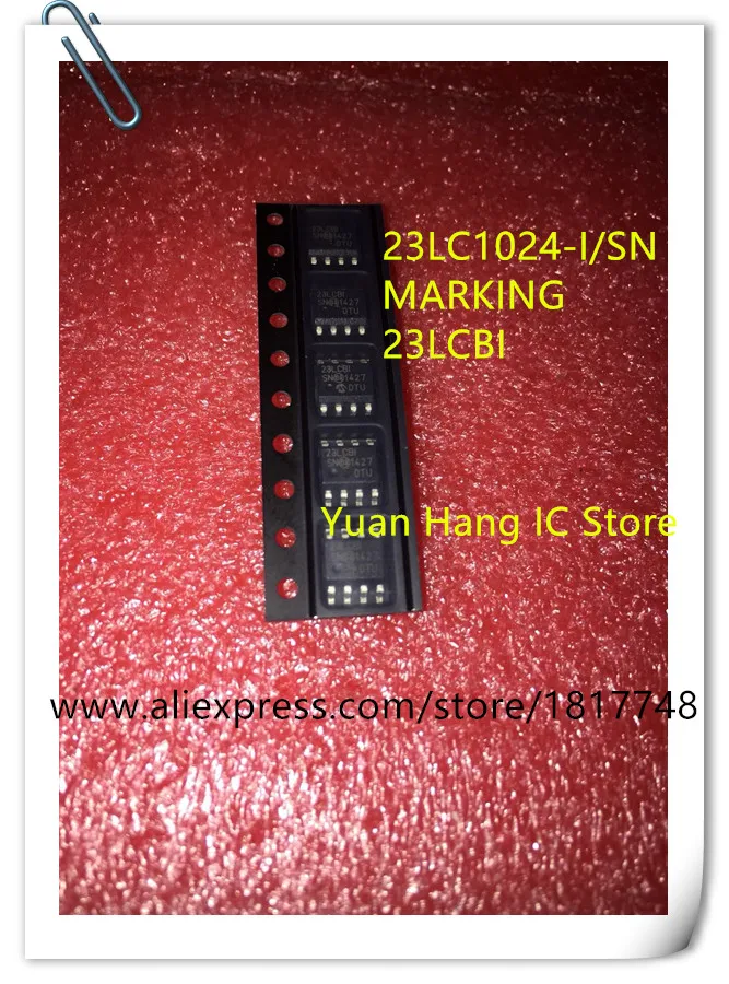 

5PCS/LOT 23LC1024-I/SN 23LC1024 23LCBI 23LCBI/SN SRAM 1MBIT SDI / SQI 20 MHZ SOP8