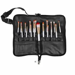 Модные 22 кармана Professional Cosmetic сумка с кистями для макияжа с ремешком для женщин 2019