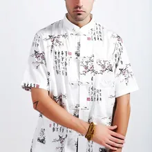 Новые модные летние белые традиции китайской Для мужчин хлопок лен кунг-фу Рубашка с карманом M, L, XL, XXL XXXL M23