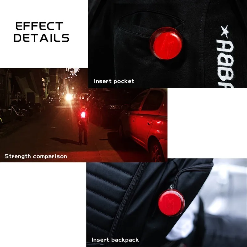Cheap Cob Cycling Light Multi-function Warning Safety Light For Bicycle Running Usb Rechargeable Bike Rear Light Bicycle Light Lantern 5