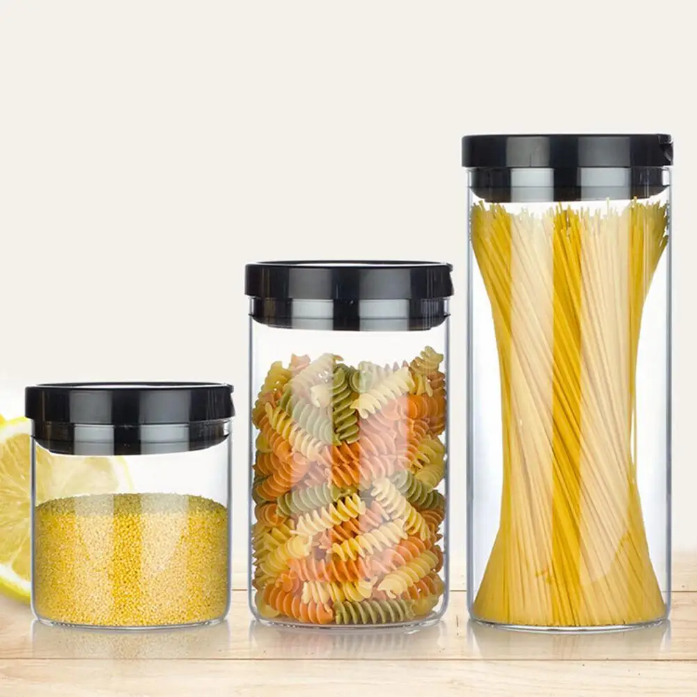 Защита окружающей среды Боросиликатного Стекло бак Кофе Чай Кухня для хранения