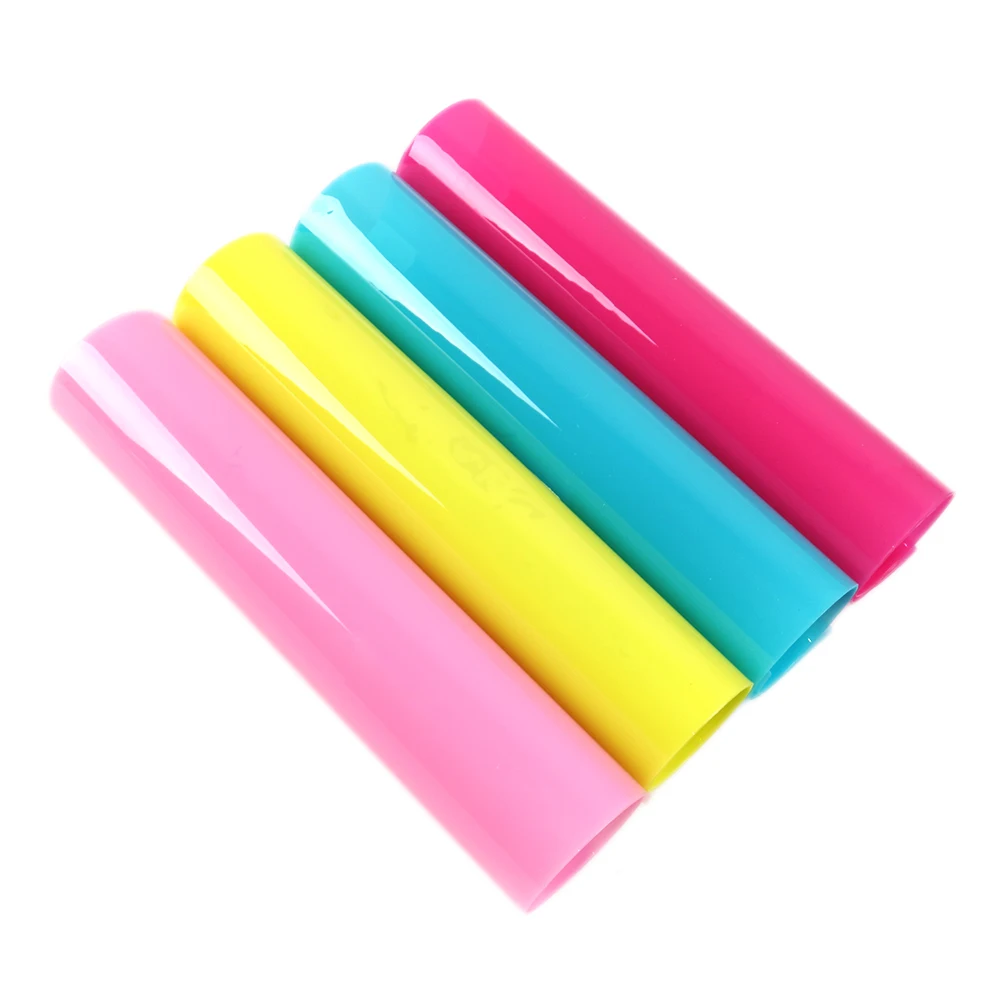 

20*34cm Pure Color Candy Transparency Synthetic Leather Set, DIY handmade materials for bag shoes phone case,1Yc7026