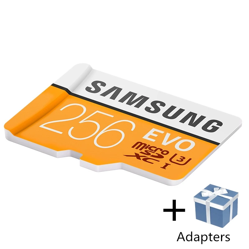 SAMSUNG EVO карта памяти MicroSD 256 г 128 ГБ 64 ГБ 32 ГБ 16 ГБ 100 МБ/с. Class10 U3 U1 SDXC Класс EVO+ карты памяти Флэшка Микро сд Micro SD Card Флешка