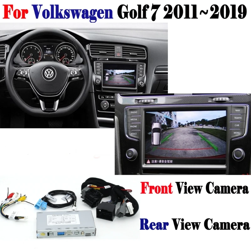 

Reversing Camera For Volkswagen Golf 7 2011~2019 Adapter Connect Original Screen Display Parking Rear Camera MMI Decoder
