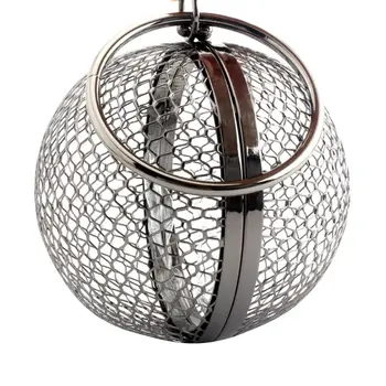 

Sell at a loss! Women' Round Shape Hollow Metal Shoulder Bag Evening Bag Clutch Handbag Wedding Party Purse