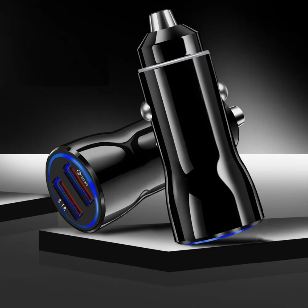 Универсальный двойной зарядное устройство usb QC3.0 адаптер быстрой зарядки 5 V 3.1A мобильного телефона для быстрой зарядки для iPhone Apple 6 X samsung Xiaomi