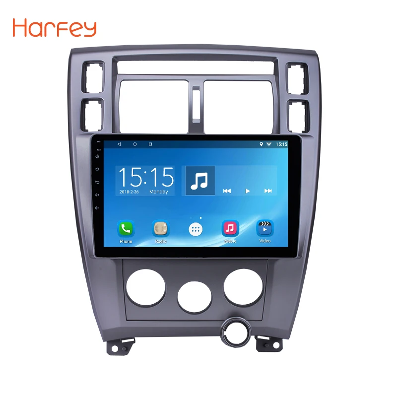 

Harfey 10.1" Android 8.1 CCar Radio GPS Navigation Multimedia Player Head Unit For 2006-2013 Hyundai Tucson LHD GPS Navigation