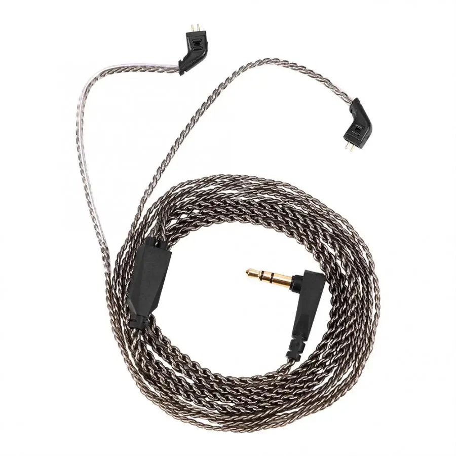 

0.75mm 2 Pin Pure Copper Wire Earphones Cable Detachable Audio Cord for KZ ZST ED12 ES3 ZSR Headphone lossless transmission